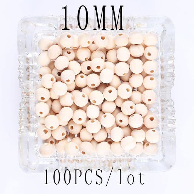 Perles en Bois Éco pour Macramé Artisanale Esprit Macramé