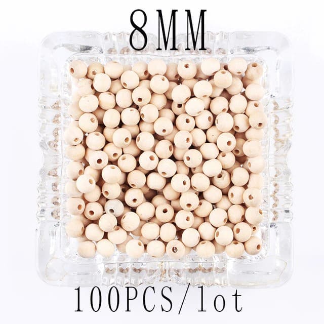 Perles en Bois Éco pour Macramé Artisanale Esprit Macramé