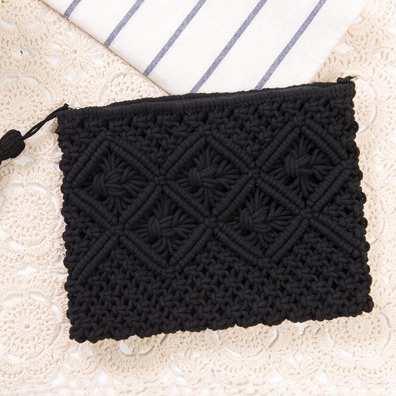 Pochette Macramé Éclatante Esprit Macramé
