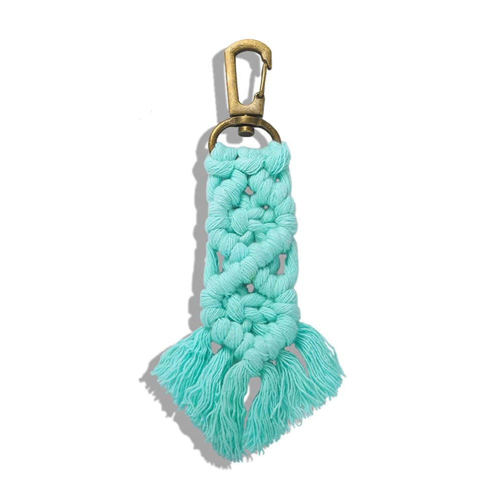 Porte-clé Macramé Éclat Coloré Esprit Macramé