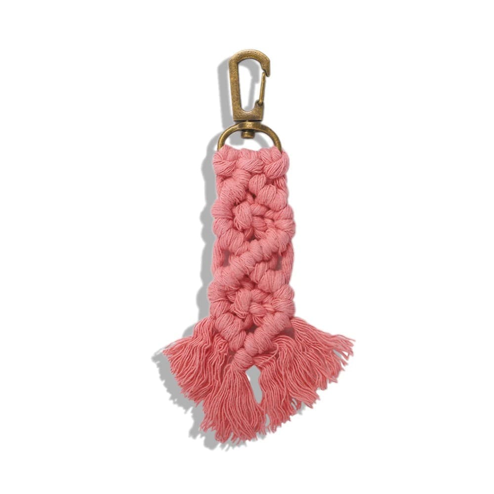 Porte-clé Macramé Éclat Coloré Esprit Macramé