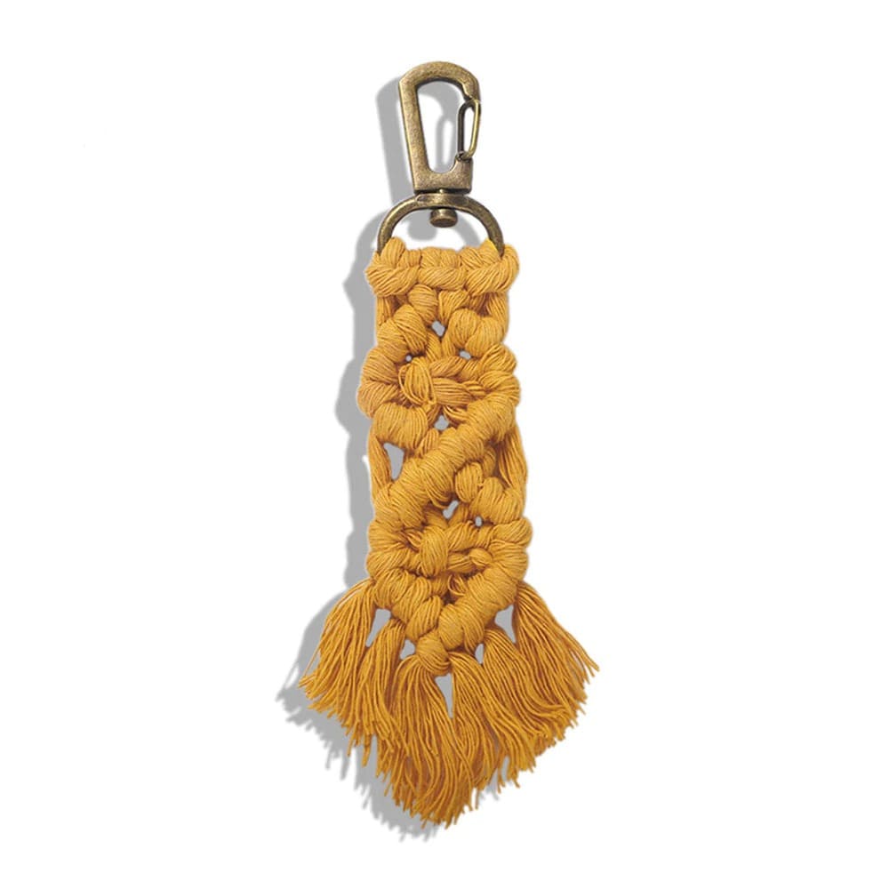 Porte-clé Macramé Éclat Coloré Esprit Macramé