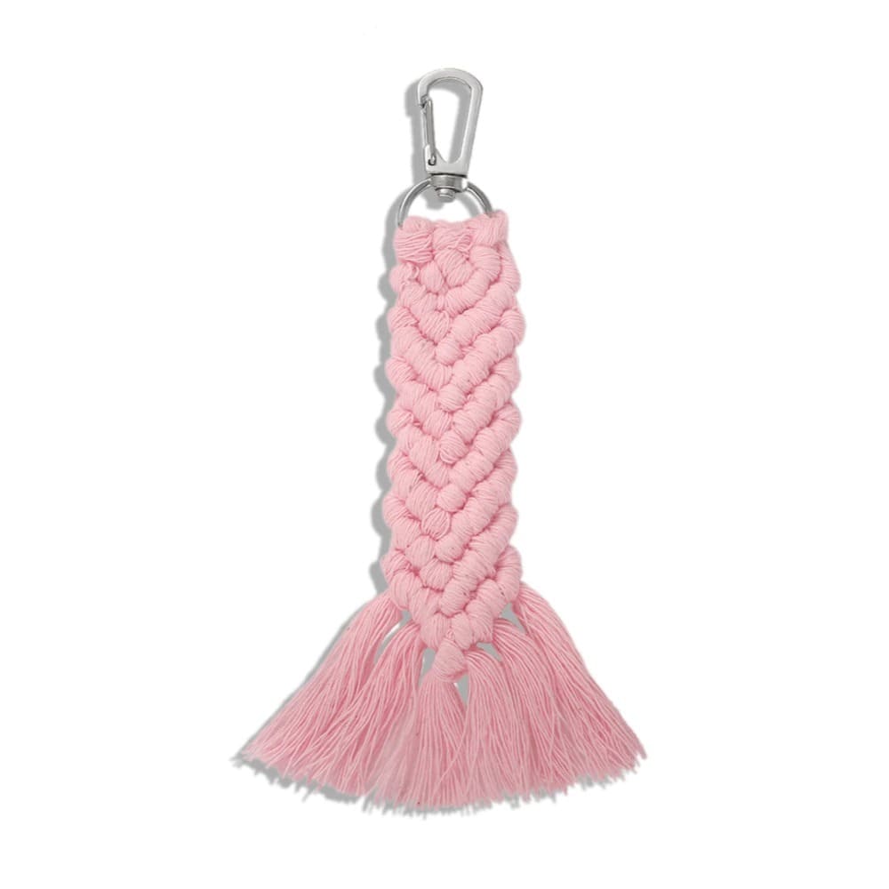 Porte-clé Macramé Éclat Coloré Esprit Macramé