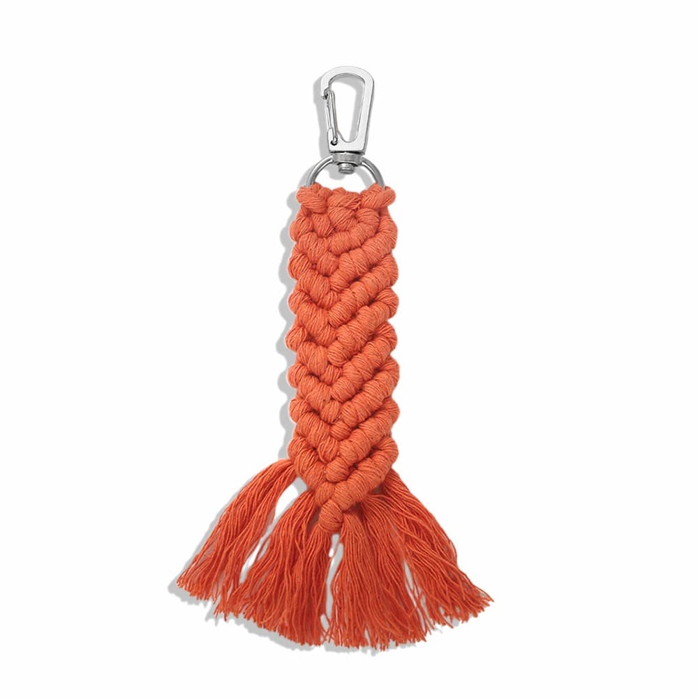 Porte-clé Macramé Éclat Coloré Esprit Macramé