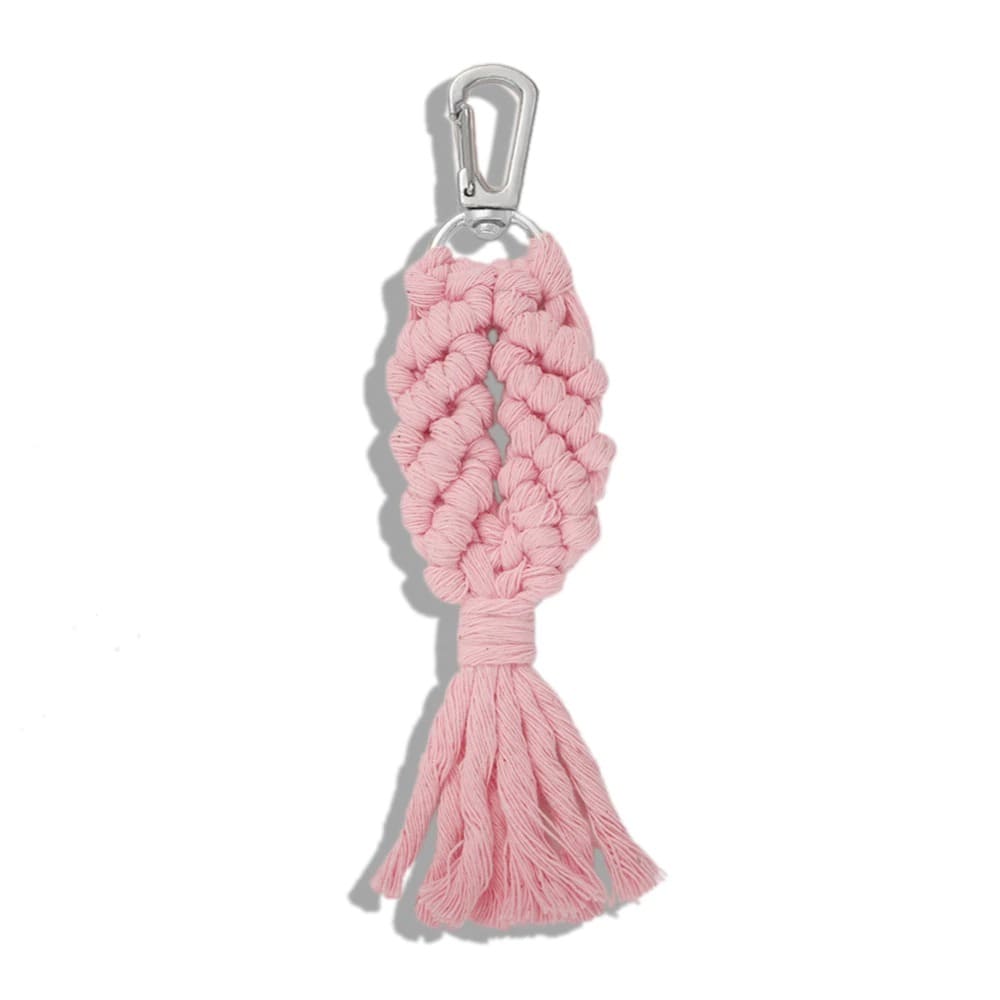 Porte-clé Macramé Éclat Coloré Esprit Macramé