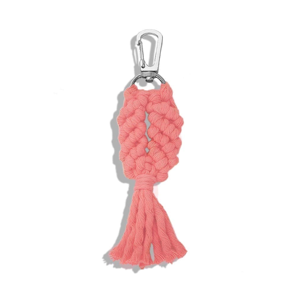 Porte-clé Macramé Éclat Coloré Esprit Macramé