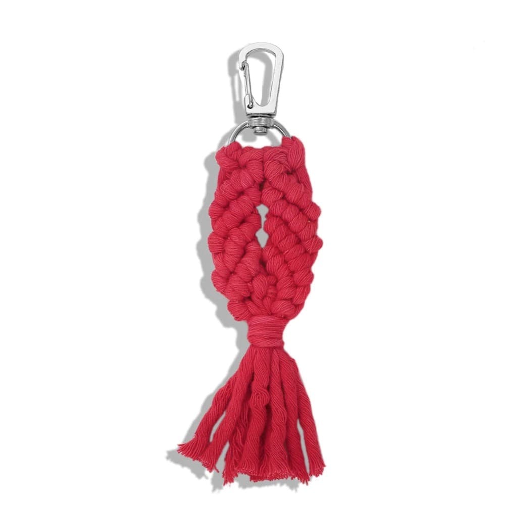 Porte-clé Macramé Éclat Coloré Esprit Macramé