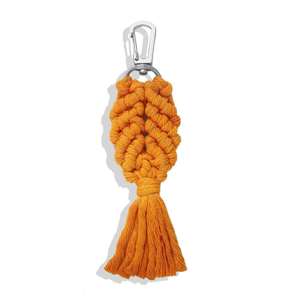 Porte-clé Macramé Éclat Coloré Esprit Macramé