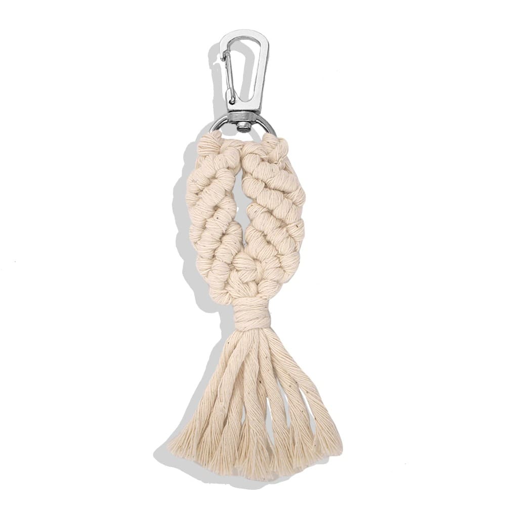 Porte-clé Macramé Éclat Coloré Esprit Macramé