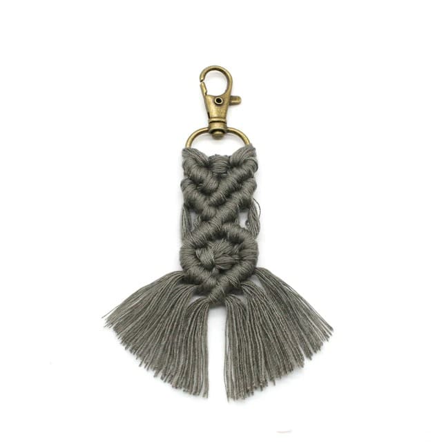 Porte-clé Macramé Élégance Esprit Macramé