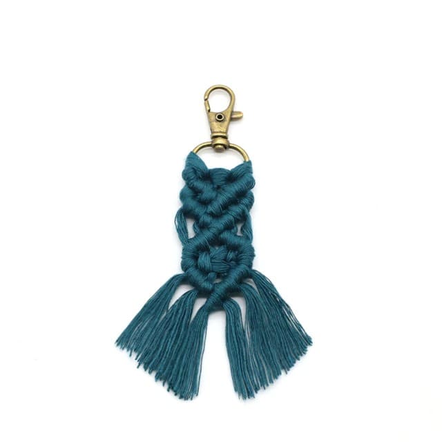 Porte-clé Macramé Élégance Esprit Macramé