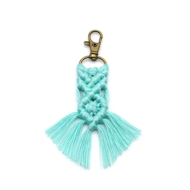 Porte-clé Macramé Élégance Esprit Macramé