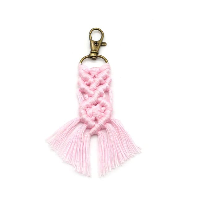 Porte-clé Macramé Élégance Esprit Macramé
