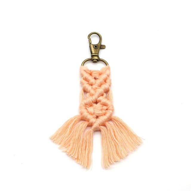 Porte-clé Macramé Élégance Esprit Macramé