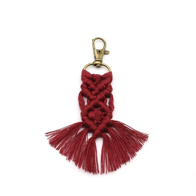 Porte-clé Macramé Élégance Esprit Macramé