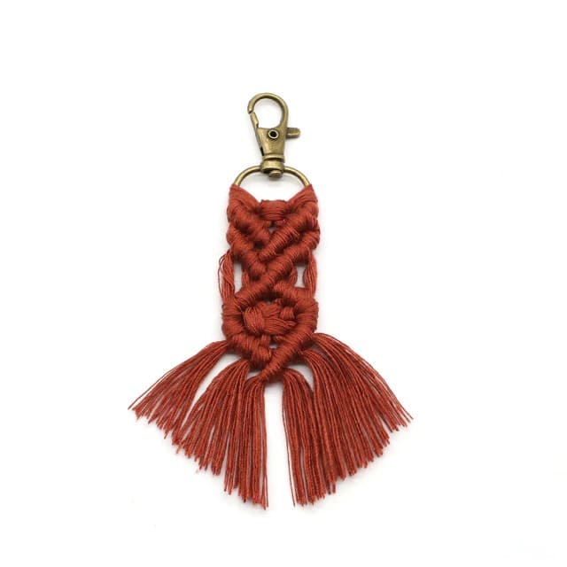 Porte-clé Macramé Élégance Esprit Macramé