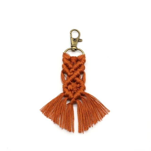 Porte-clé Macramé Élégance Esprit Macramé