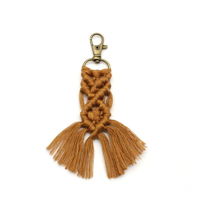 Porte-clé Macramé Élégance Esprit Macramé