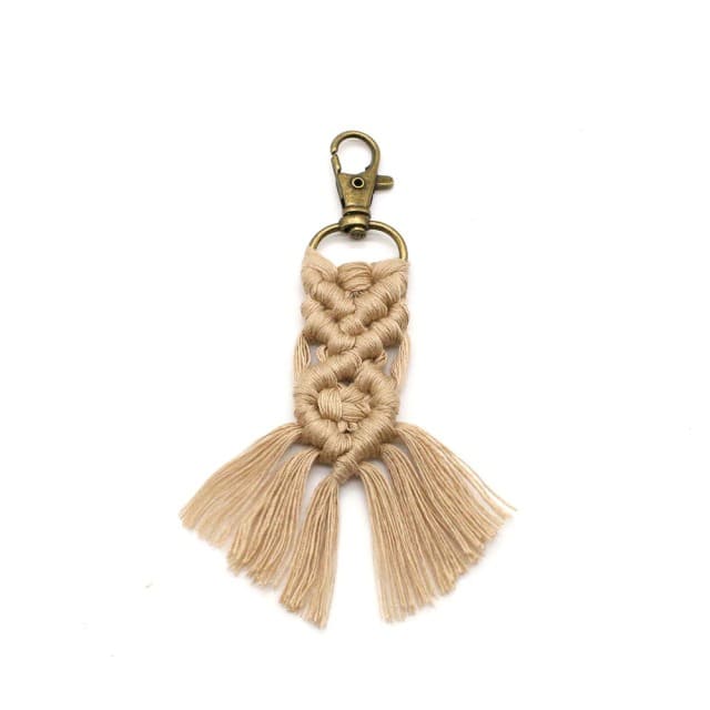 Porte-clé Macramé Élégance Esprit Macramé