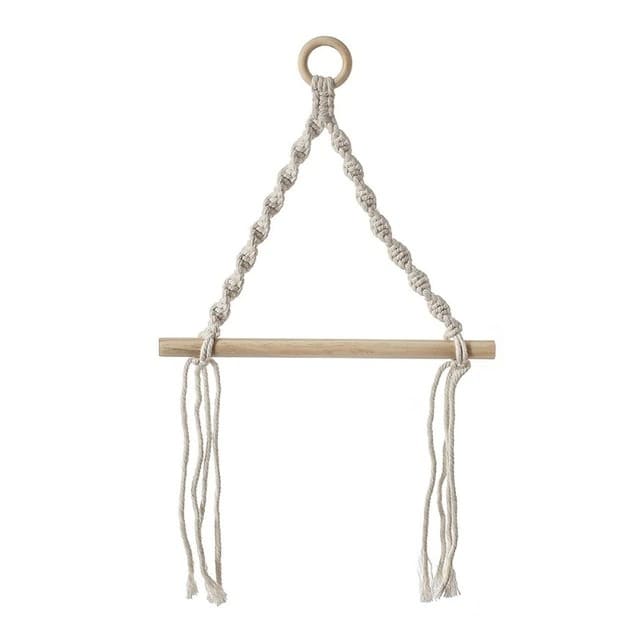 Porte-papier toilette design en corde Macramé Esprit Macramé
