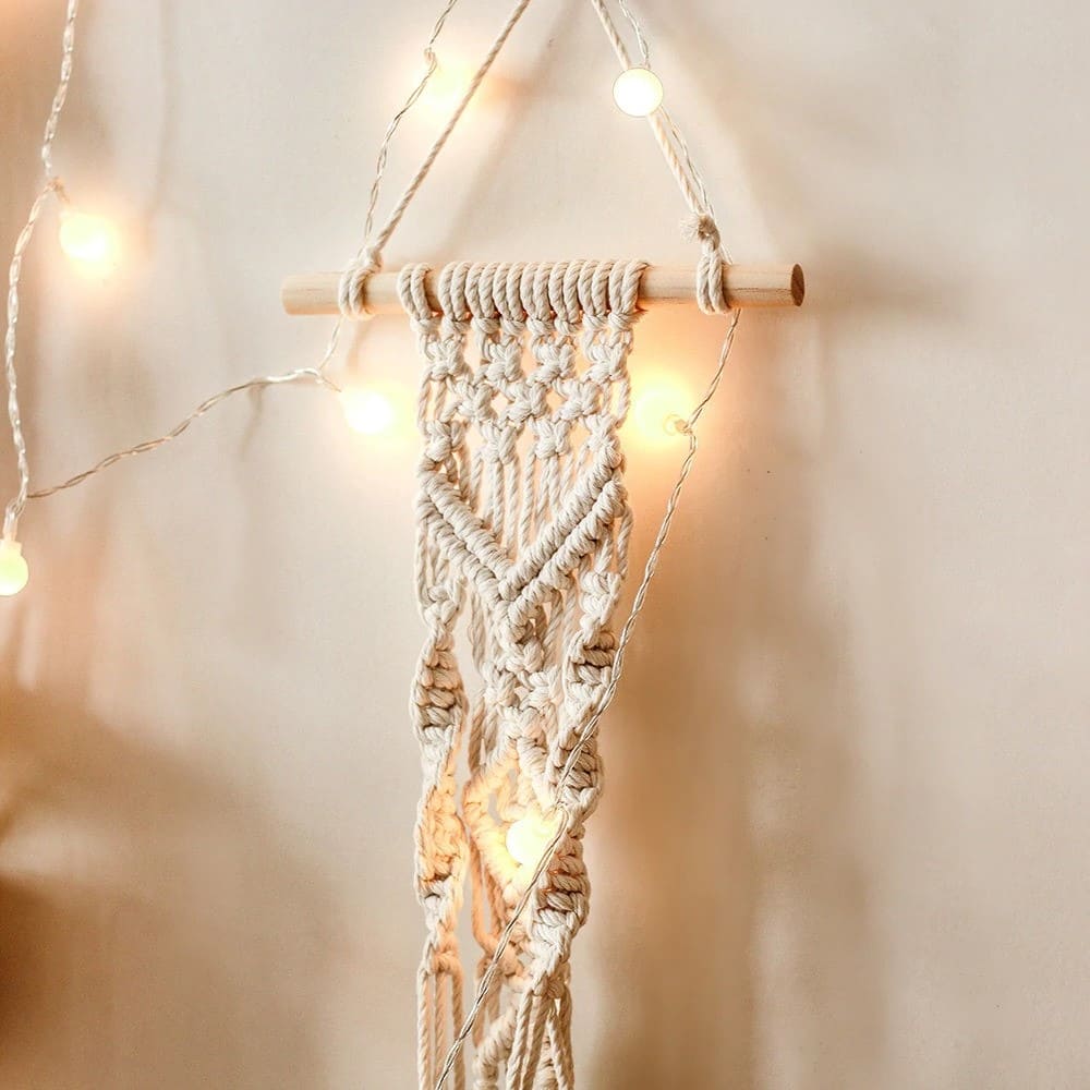Porte-plante MacraDesign Esprit Macramé