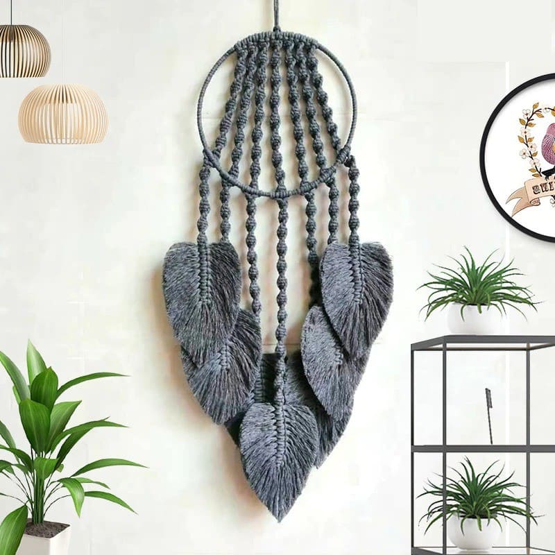Rêveur en Macramé : Capteur de rêves artisanal Esprit Macramé