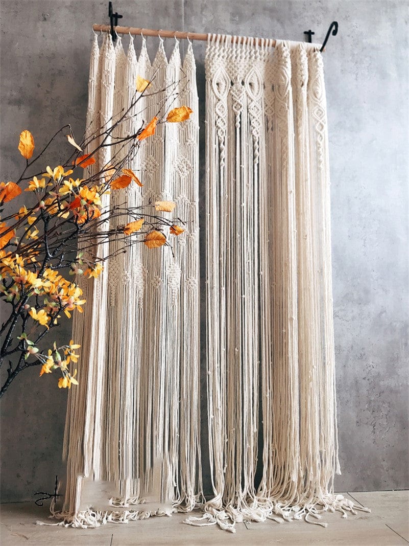 Rideau Bohème en Macramé Chic Esprit Macramé