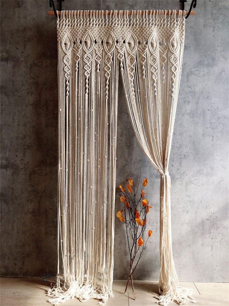 Rideau Bohème en Macramé Chic Esprit Macramé