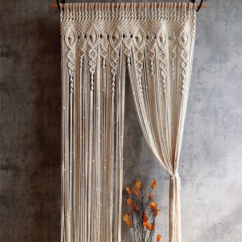 Rideau Bohème en Macramé Chic Esprit Macramé