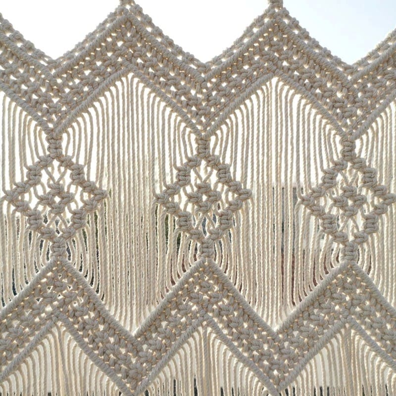 Rideau de séparation en Macramé Chic Esprit Macramé