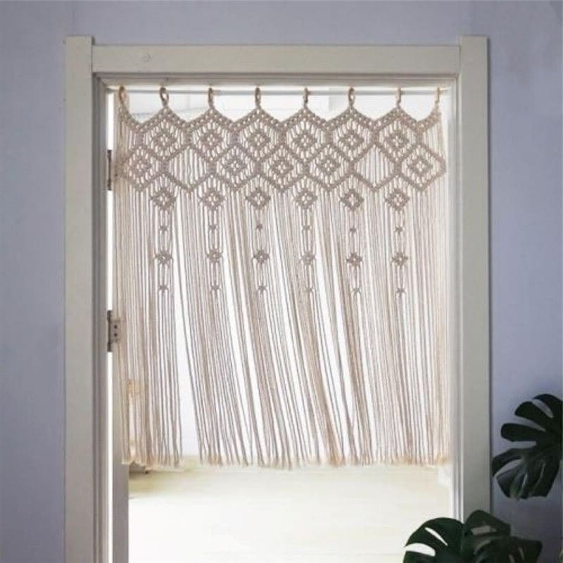 Rideau de séparation en Macramé Chic Esprit Macramé