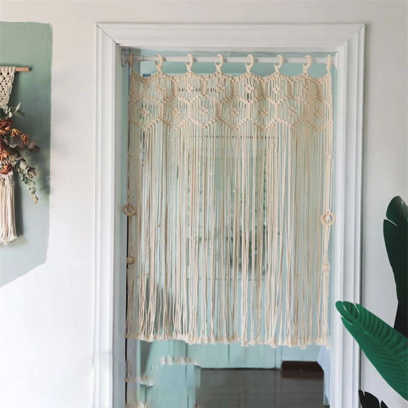 Rideau de séparation en Macramé Chic Esprit Macramé