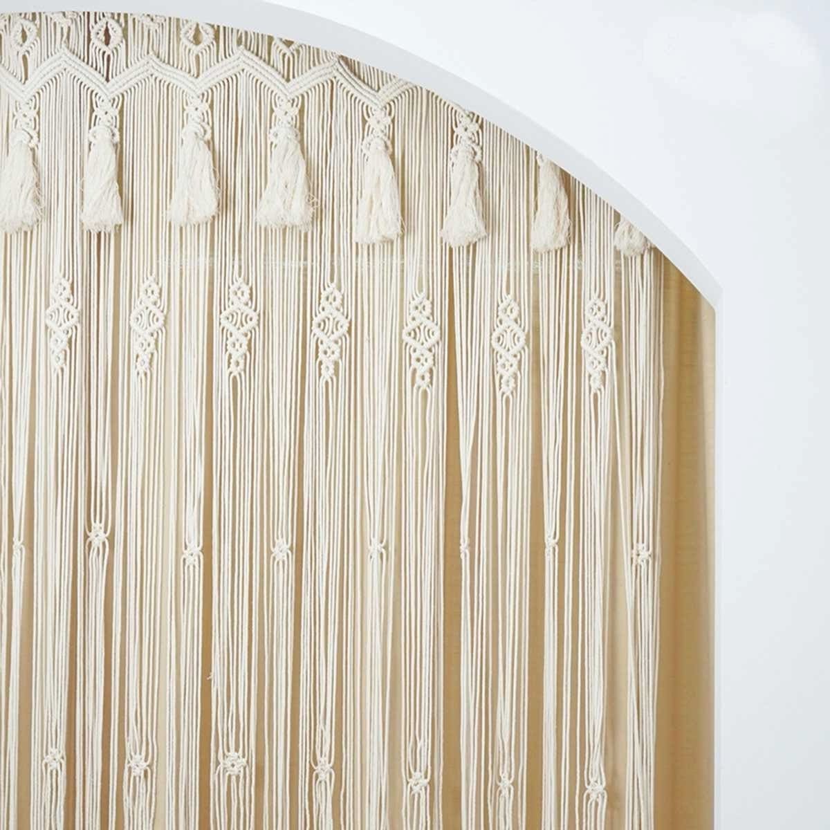 Rideau Macramé Élégance Esprit Macramé