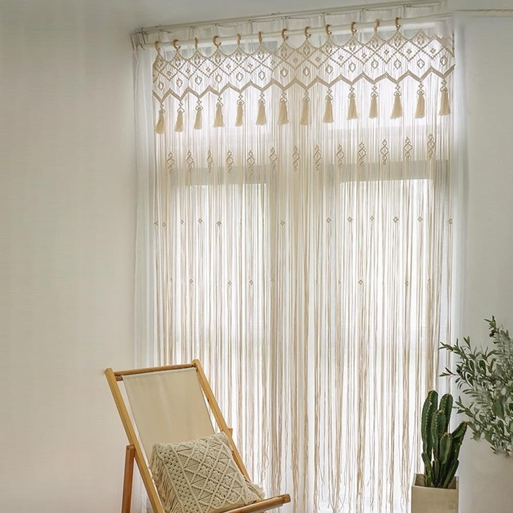 Rideau Macramé Élégance Esprit Macramé