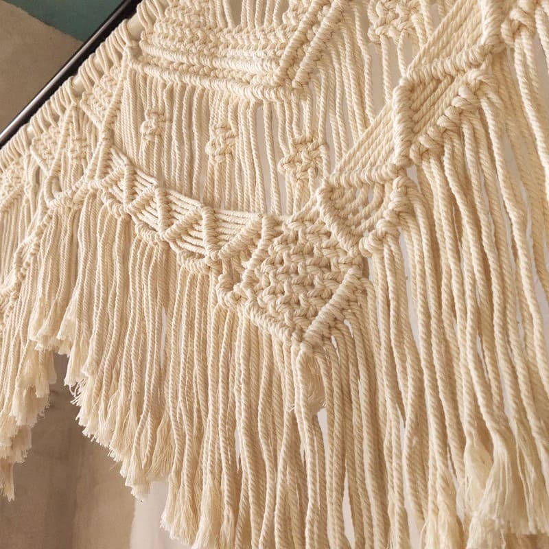 Rideau Macramé mariage Élysée Esprit Macramé