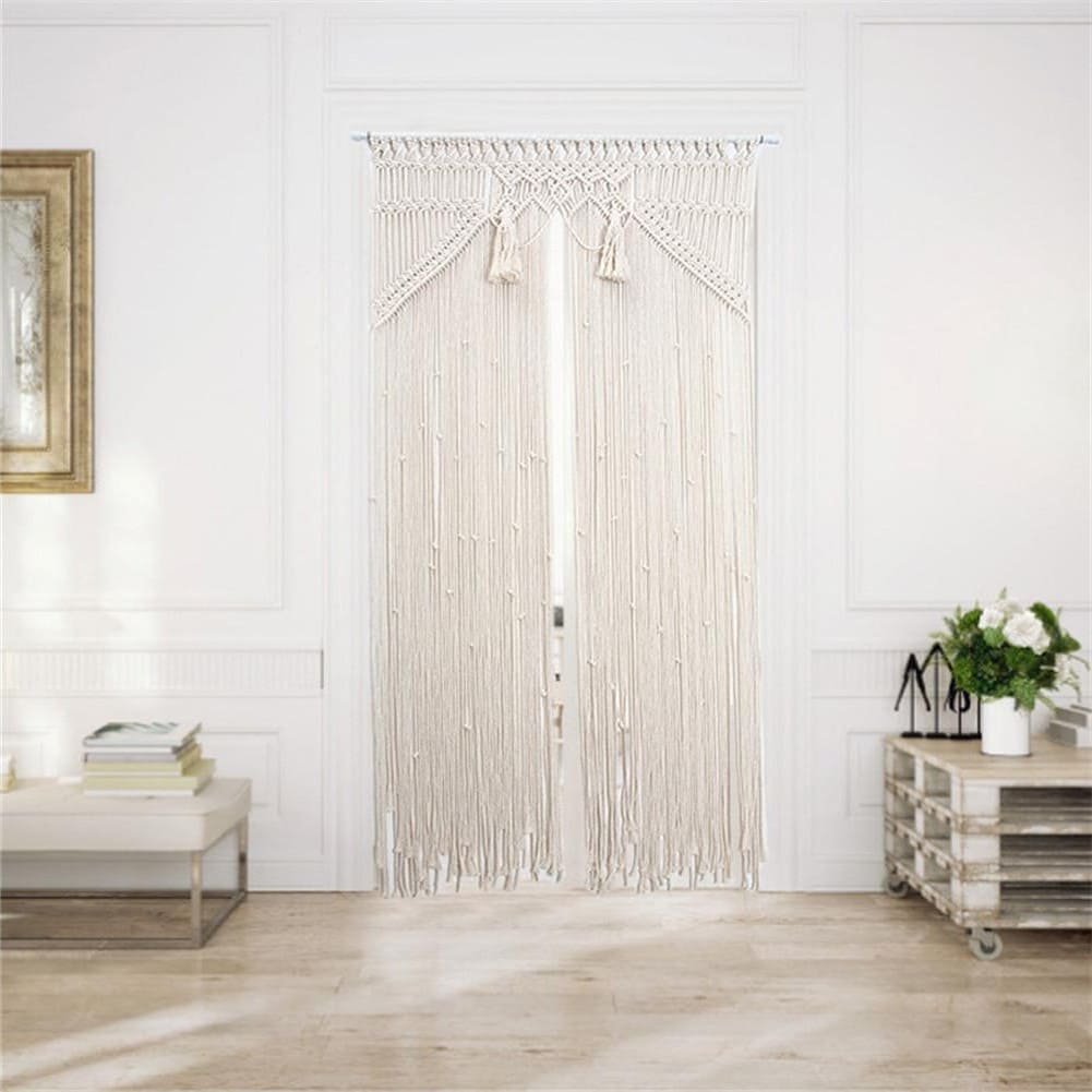 Rideaux en corde de Macramé Chic Esprit Macramé
