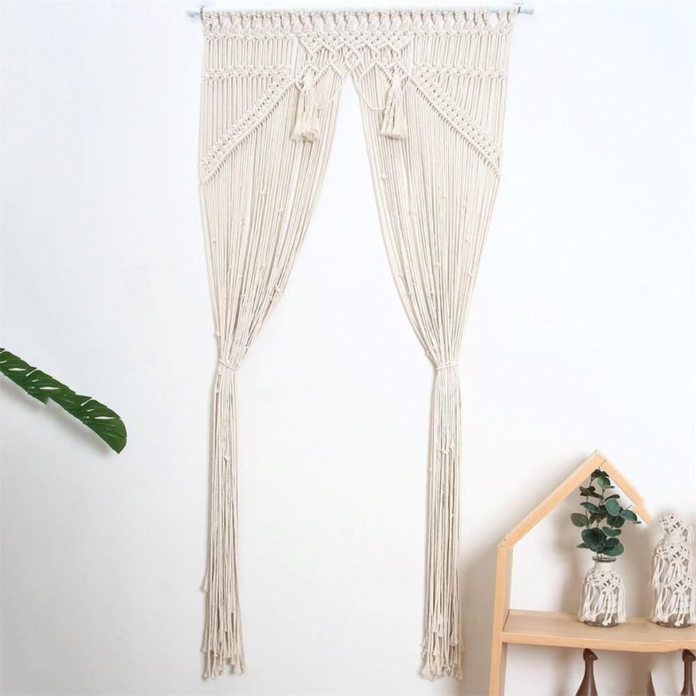 Rideaux en corde de Macramé Chic Esprit Macramé