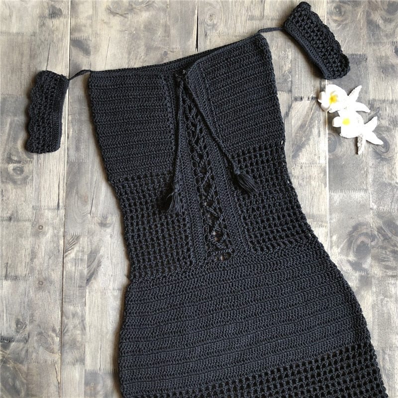 Robe Plage en Macramé Élégante Esprit Macramé