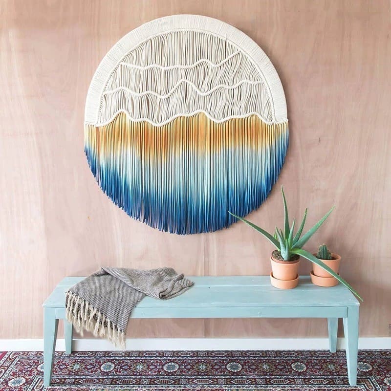 Rond de Macramé Élégant Esprit Macramé