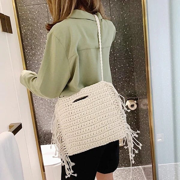 Sac à main en corde tressée Élégance naturelle Esprit Macramé