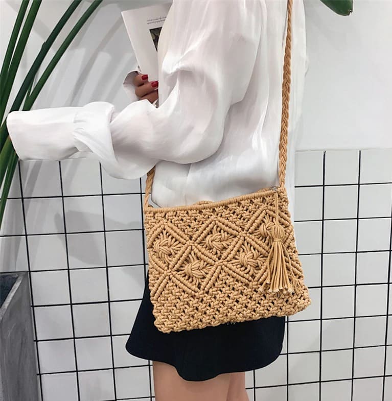 Sac à main en Macramé Chic & Tendance Esprit Macramé