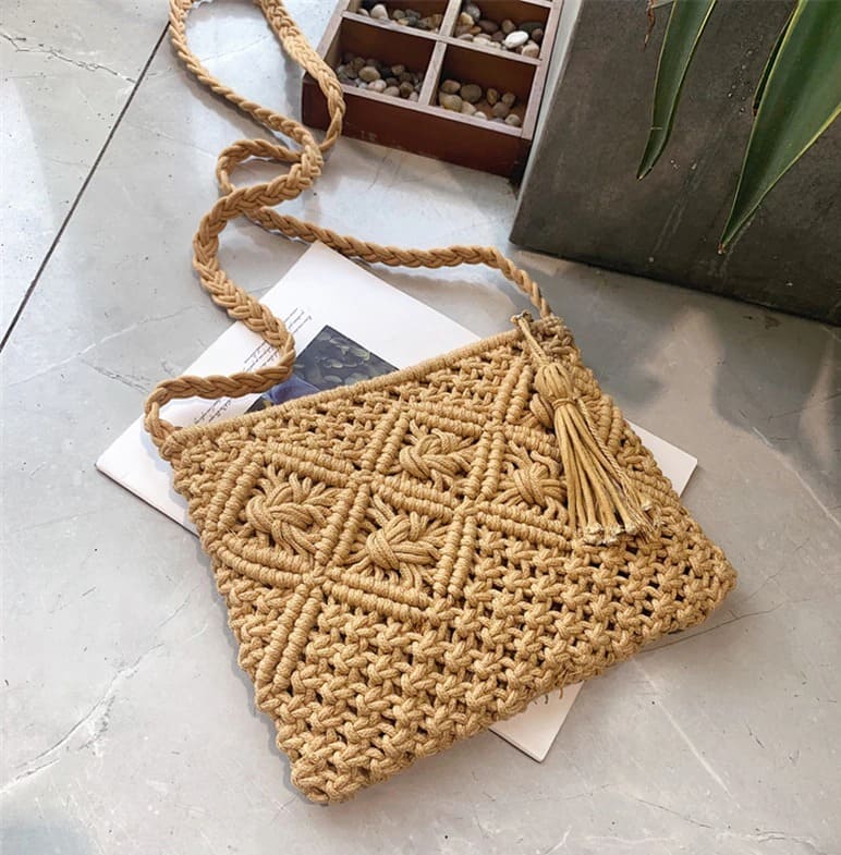 Sac à main en Macramé Chic & Tendance Esprit Macramé