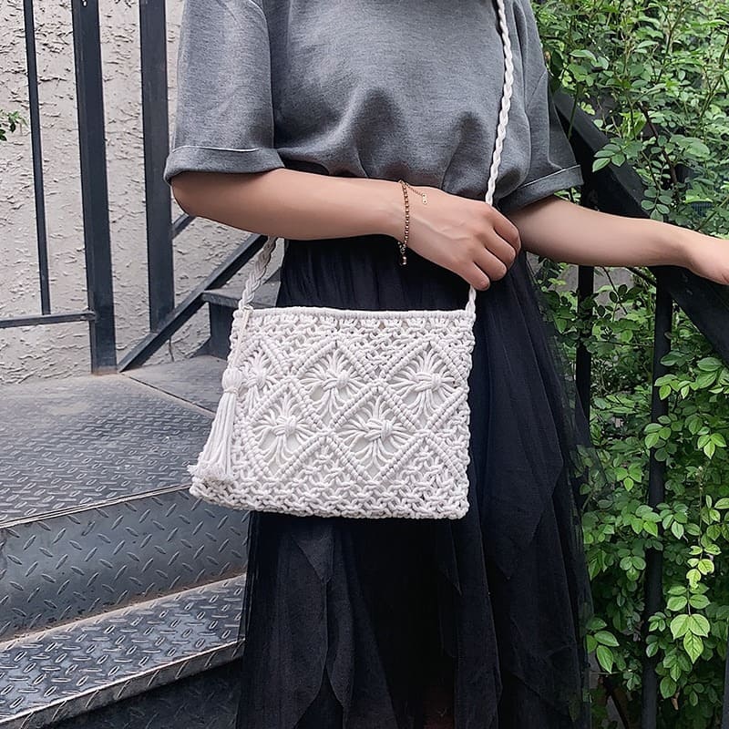 Sac à main en Macramé Chic & Tendance Esprit Macramé