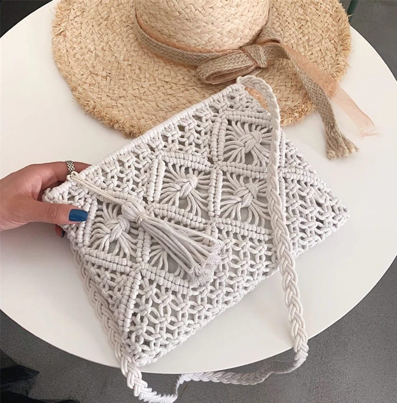 Sac à main en Macramé Chic & Tendance Esprit Macramé