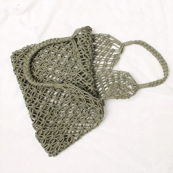 Sac en Macramé Coloré Esprit Macramé