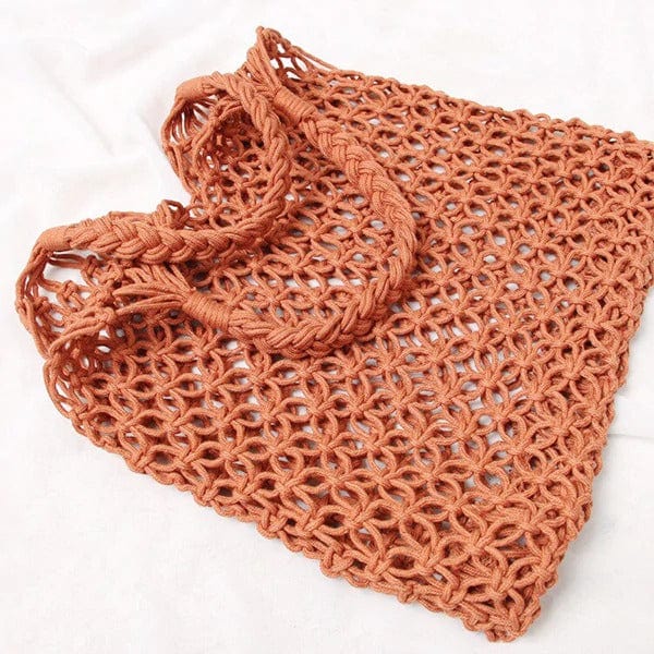 Sac en Macramé Coloré Esprit Macramé