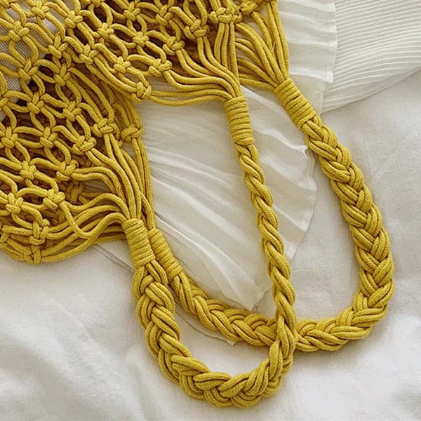 Sac en Macramé Coloré Esprit Macramé