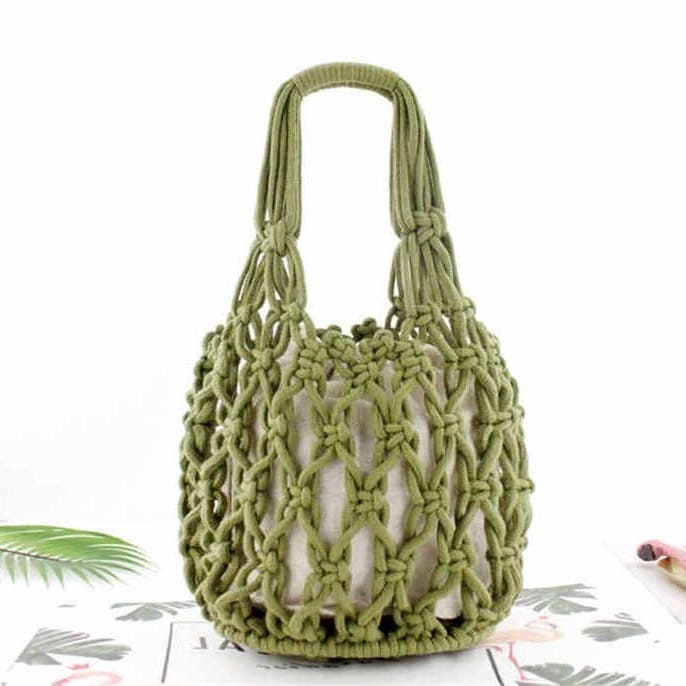 Sac en Macramé Corde Chic Esprit Macramé