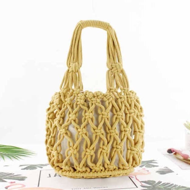 Sac en Macramé Corde Chic Esprit Macramé