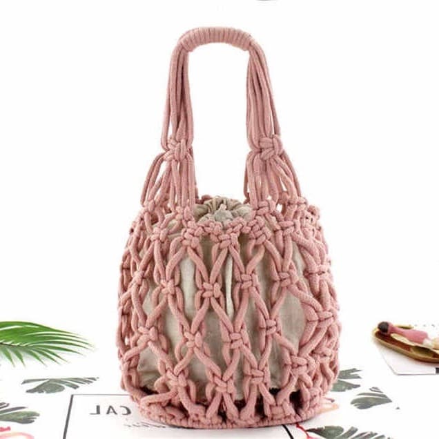 Sac en Macramé Corde Chic Esprit Macramé